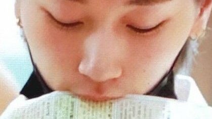 san’s cute habit of biting things 😖😖