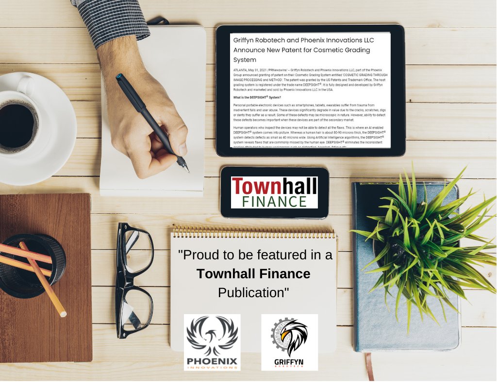 GriffynRobotech's tweet photo. Griffyn Robotech and #Phoenix #Innovations LLC Announce New Patent for #Cosmetic #Grading #System.
Thank you Townhall Finance This Week for featuring us
Get info : https://t.co/B4lkcORLPU
@TownhallFinance
@manjula_nairr
@ameyakandalkar
#strengthens #fpga #BMIT #embedded #US https://t.co/YcxbT3sONb