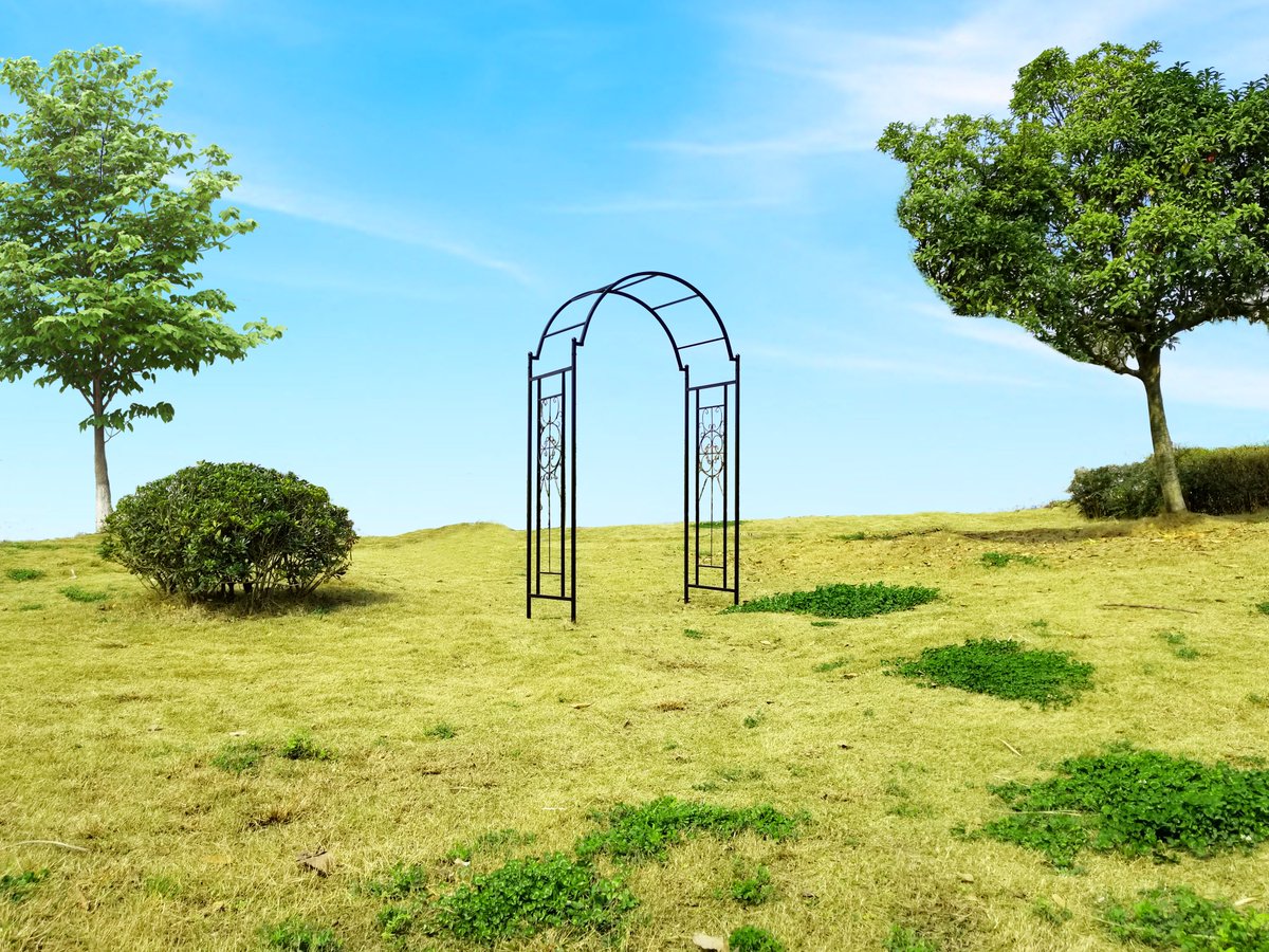 Outour1983's tweet photo. This arch has elegant curve which is rich in classical feeling, intricate curlicue make it a stunning decoration to your outdoor scenery.🌟🌟🌟
 #Garden #gardendecor #gardenlife #arch #trellis https://t.co/qzGDSo12wg