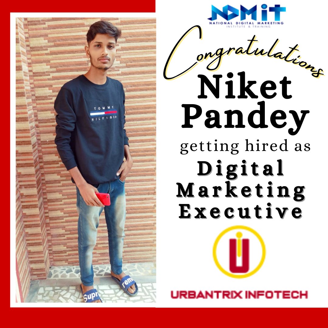 ndmit12's tweet photo. Congratulations, Niket on getting placed.
Wanna know how?
NDMIT can help!
Join Free Live Seminar
Telephone๐๐๐ฅ๐ฅ ๐ฎ๐ฌ ๐๐๐ +91 8354045223
Registration Open
Visit our website- https://t.co/wSE7zIrUFS
#ndmitfamily #ndmitplacements #digitalmarketingplacements https://t.co/KOIwy8nF5W