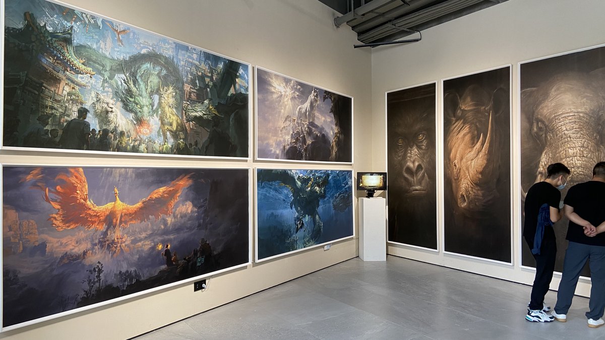 iChongqing_CIMC's tweet photo. The exhibition of the excellent works of individualized cultivation of talents in the art of Chongqing Art Market·Blooming June-Urban Art Cell Cultivation Program of Sichuan Fine Art Institute(SCFAI) was opened at Nanbin Road Sunac·Sometimes Art Museum. #fineart #SCFAI https://t.co/DASPvmOcMT