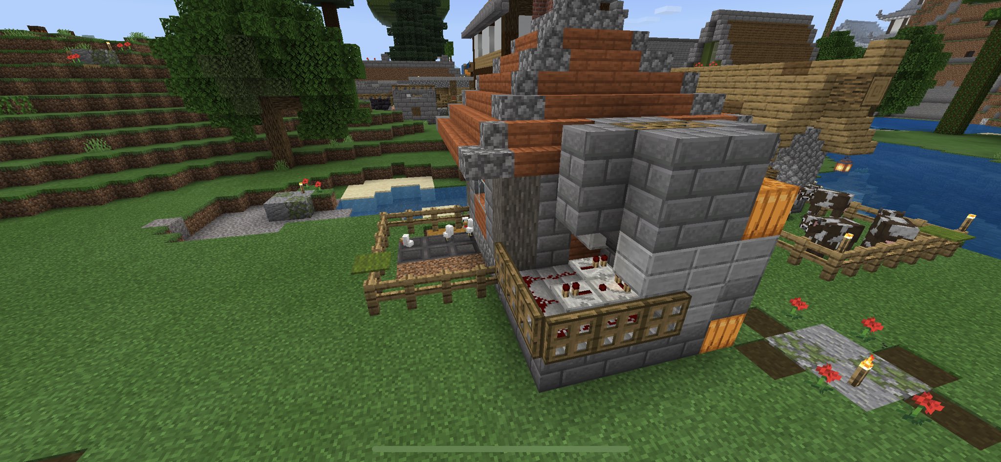 Luke Minecraft そして初めての斜め建築 思った通りうまくできないところがあるが一旦これでいく マイクラ Minecraft T Co Eoijdk1iga Twitter