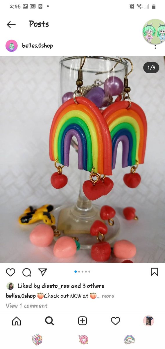 SshopBelle's tweet photo. ♥️🍓each earrings are handmade and may not be completely identical to the one in the photo
for check out purposes only! 
100% handmade 
LIGHT WEIGHT 
made of air dry clay 

for inquiries, do not hesitate to message me. Thank you very much 
#handmade #LGBTQ
#smallbusiness #earring https://t.co/LUrzpA5OUn