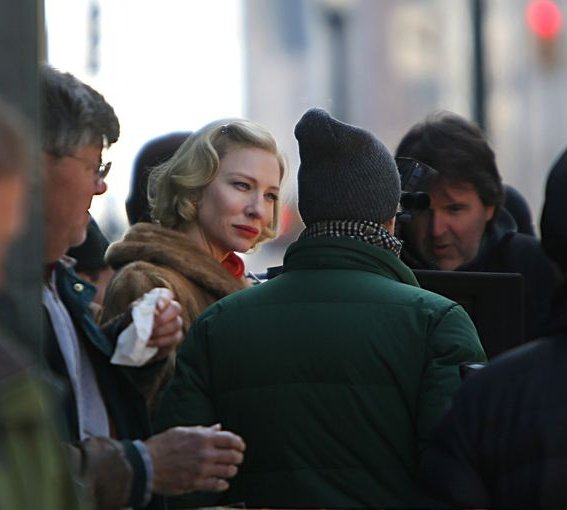 stanblanchett's tweet photo. cate blanchett on the set of Carol (2015) https://t.co/iDOMTeJhvr