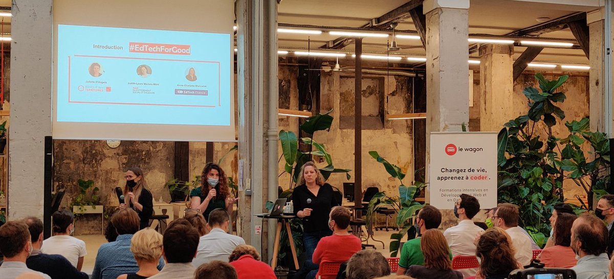 MCornilliet's tweet image. Ce matin, la @BanqueDesTerr lance l&apos;initiative #EdTechForGood avec la @MAIF et @EdtechFrance !
