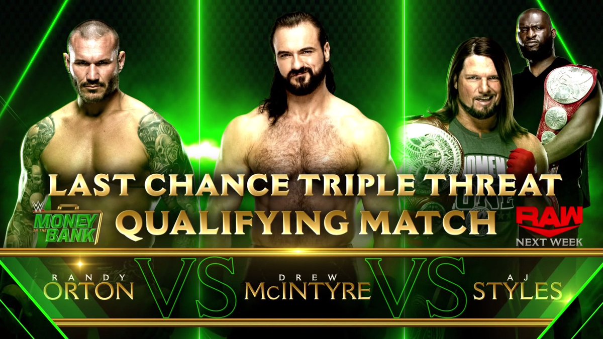 MITB Second Chance Qualifier And Strap Match Set For Next Week