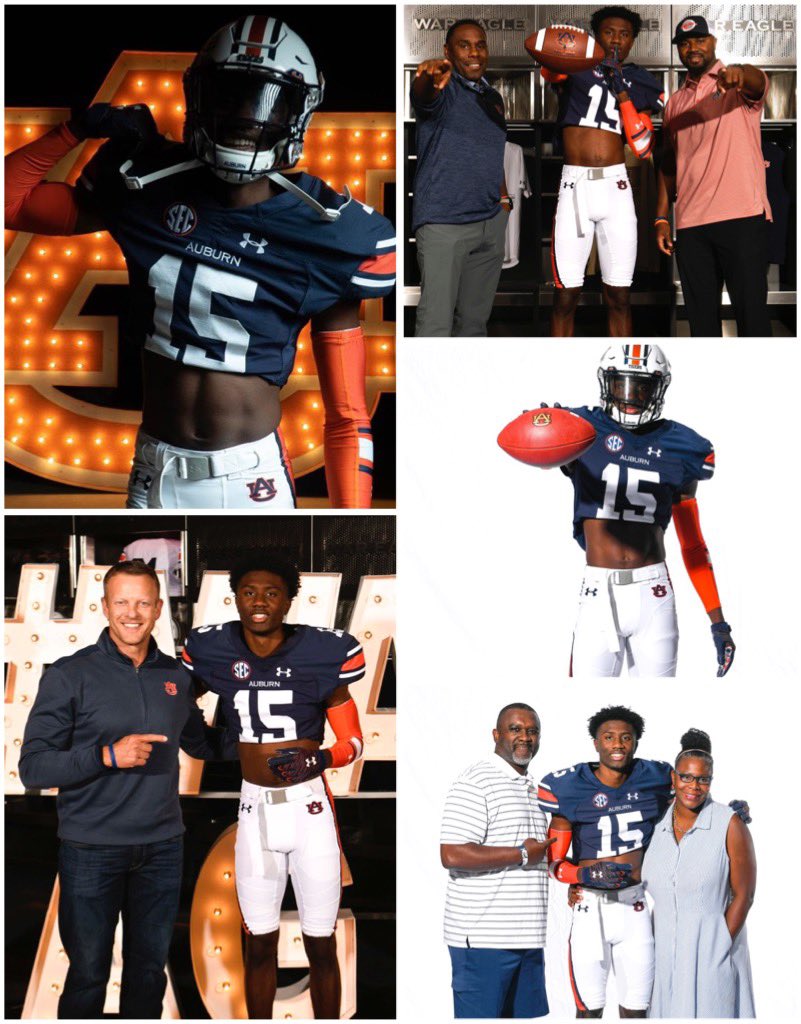 MarcusXAllen7's tweet photo. Thanks to @AuburnFootball for a great Official Visit! The whole weekend was 🔥🔥
#WarEagle 🦅 https://t.co/H2zmp3zJ5l