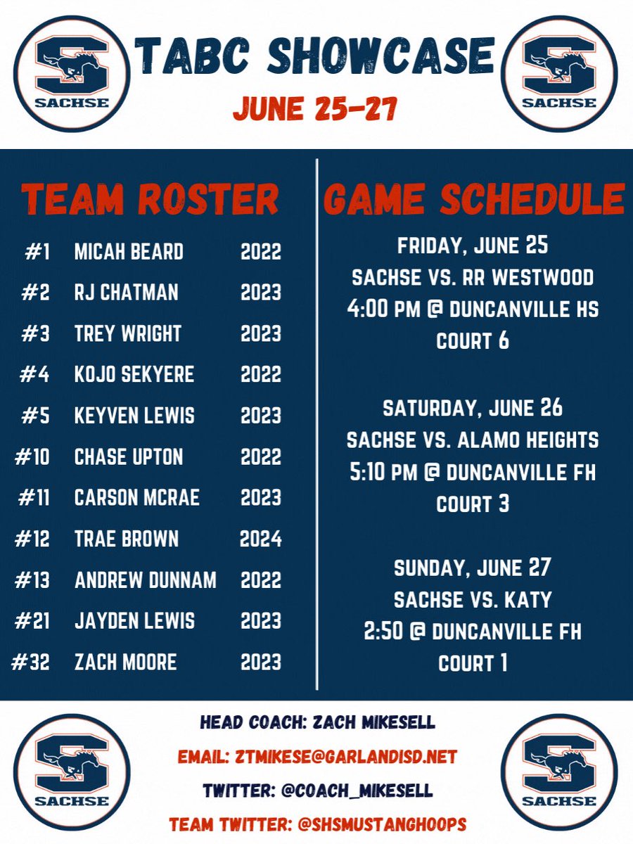 SHSMustangHoops's tweet photo. We are excited to be a part of the HS teams competing this weekend in Duncanville at @TexasHoopsGASO TABC Showcase! Come check us out! https://t.co/k5lTERh30b