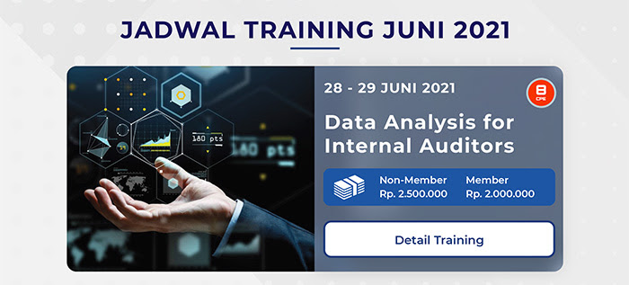 IIA_INDONESIA's tweet photo. IIAIndonesia Online Training: Data Analysis for Internal Auditors, 28-29 June 2021. Detail & register online https://t.co/Fn8vnE0KMe #iiaindonesia #iia #theiia #internalaudit #internalauditor #auditor #audit #dataanalytics #iiatraining #membershipmeansmore #progressthroughsharing https://t.co/65KsGt2B5F