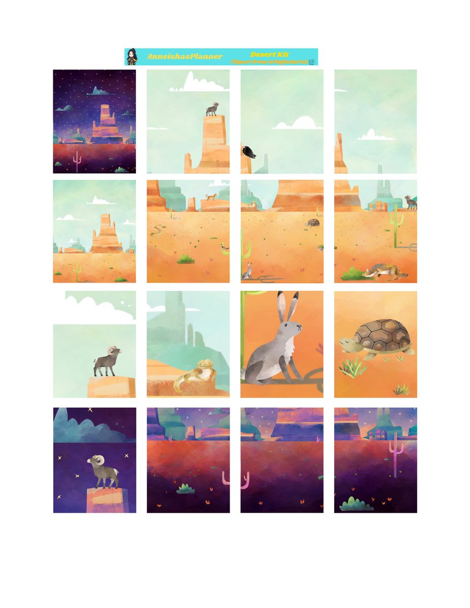 AnneishasP's tweet photo. Working on new Desert kit 🏜 

#plannerstickers #plannerkit #printableplannerstickers #stickers #etsyplannershop #clipart #etsyplannerstickers #planner https://t.co/2eikZaTWeL