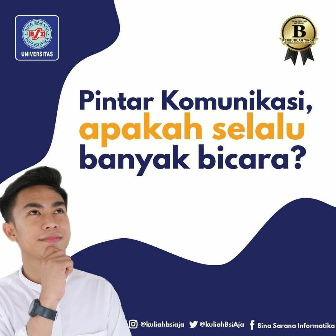 KampusUbsi's tweet photo. PINTAR KOMUNIKASI APAKAH SELALU BANYAK BICARA?

Sobat BSI...

Ayo upgrade kualitas komunikasi kamu dengan mendaftar di PMB UBSI 2021 yang telah dibuka gelombang empat mulai 8 juni 2021 hingga 6 juli 2021. https://t.co/cpzQNnkw3T https://t.co/Am9kqFnU1N