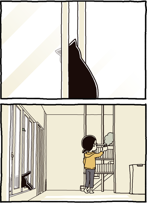 職場の猫 すべての膝をコンプリートしようとしてくる 職場の猫 すべての膝をコンプリートしようとしてくる