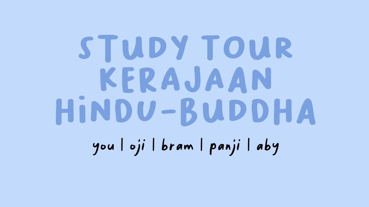 kamupintartau's tweet photo. ;study tour kerajaan hindu 🏰 buddha
bukan au tapi mirip au

let's go and selamat berimajinasi! https://t.co/fPFBdRSXkb