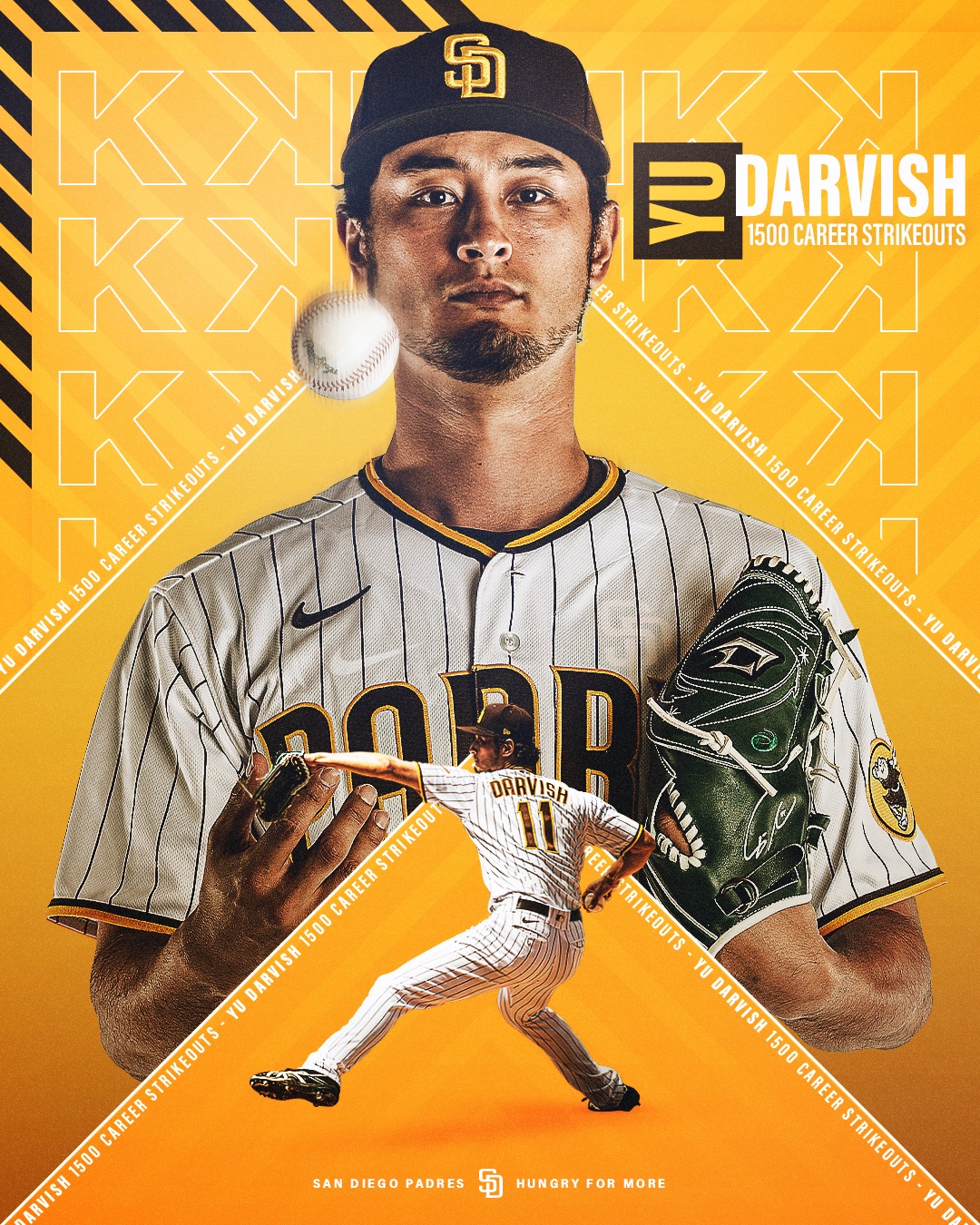 San Diego Padres on X: Yu Darvish is the first pitcher in @MLB