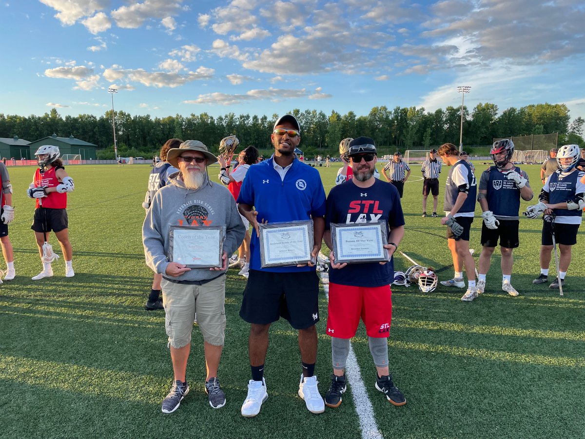 RoBoRobSTL's tweet photo. A great evening for a Senior All-Star Game tonight! Thanks to the players, coaches, families &amp; everyone involved. @USLacrosseSTL @MOLacrosse @StLouis_Lax @LouFuszLacrosse @MALOARefs https://t.co/r7Lnctfkgc