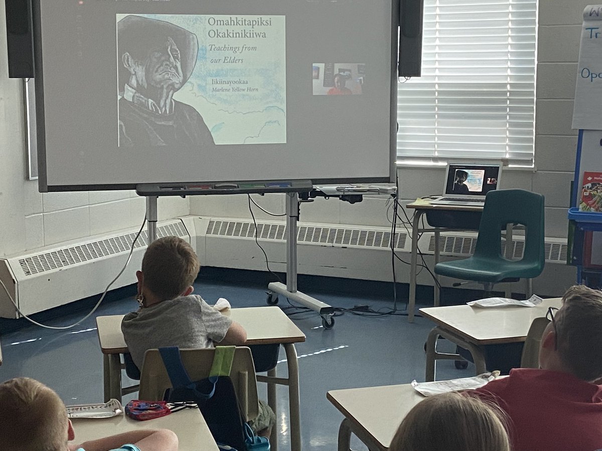 Honoring National Indigeneous People’s Day by participating in the shared read-aloud with Iikiinayookaa and by connecting with the land. In recognition of #SummerSolstice2021 we shared our gratitude for all the gifts summer will bring. <a href="/mckenzie_lake/">McKenzie Lake School</a> @Indigenous_cbe #WeAreCBE