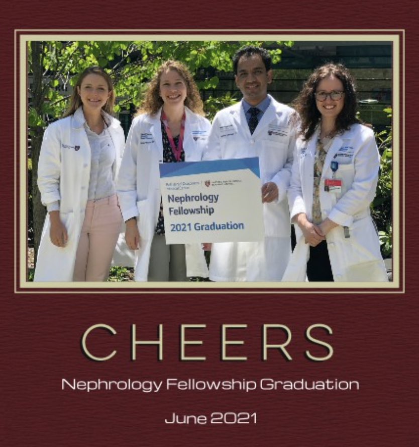 A truly wonderful group of graduating ⁦<a href="/BIDMChealth/">BIDMC</a>⁩ fellows this year! Best of luck to⁦⁩ ⁦<a href="/nephron_andon/">Larissa Krüger</a>⁩ ⁦<a href="/RuthSchulman/">Ruth Schulman, MD</a>⁩ ⁦<a href="/krishnaadit/">Krishna A. Agarwal</a>⁩ ⁦<a href="/Esi14241901/">Esilida Sula Karreci</a>⁩. We will miss you! Love, ⁦<a href="/StewartLecker/">Stewart Lecker</a>⁩ ⁦<a href="/jwilliamMD/">Jeffrey William</a>⁩