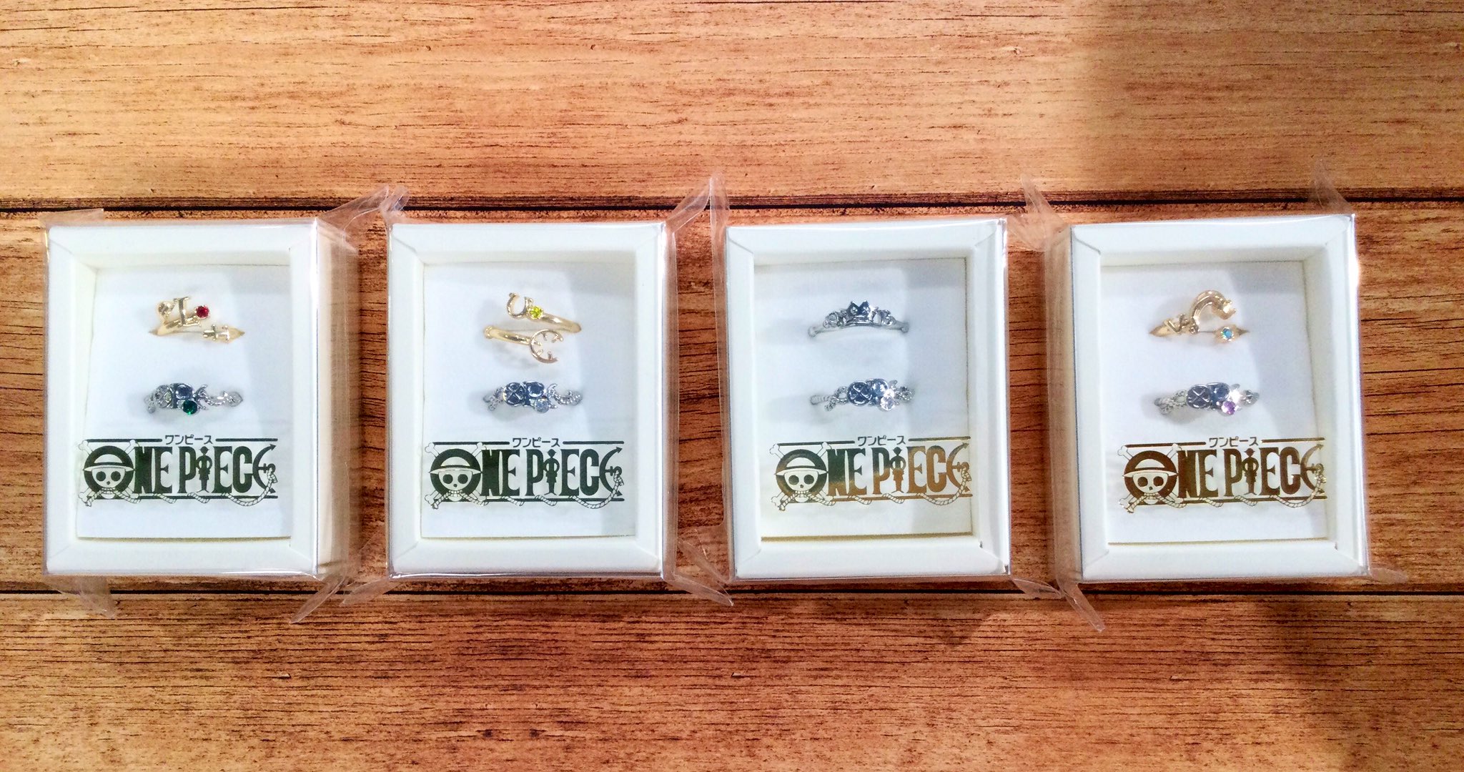 Uzivatel One Piece 麦わらストア福岡店 Na Twitteru オススメ商品 バースデーデュオリング ルフィ ウソップ ブルック ビビ 各2 750円 税込 好評発売中 麦わらストア Onepiece