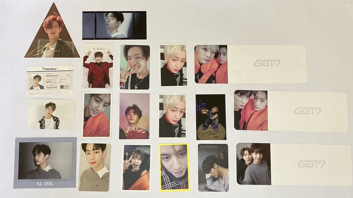 cinnamoju's tweet photo. ic got7 assorted pcs and post cards !! no dms muna hehe 

help rt<3
🏷 onhand pc ph got7 wts mark jackson bambam youngjae yugyeom flight log: departure, turbulence, arrival 7for7 eyes on you bol:lp https://t.co/KIgeMamcRH