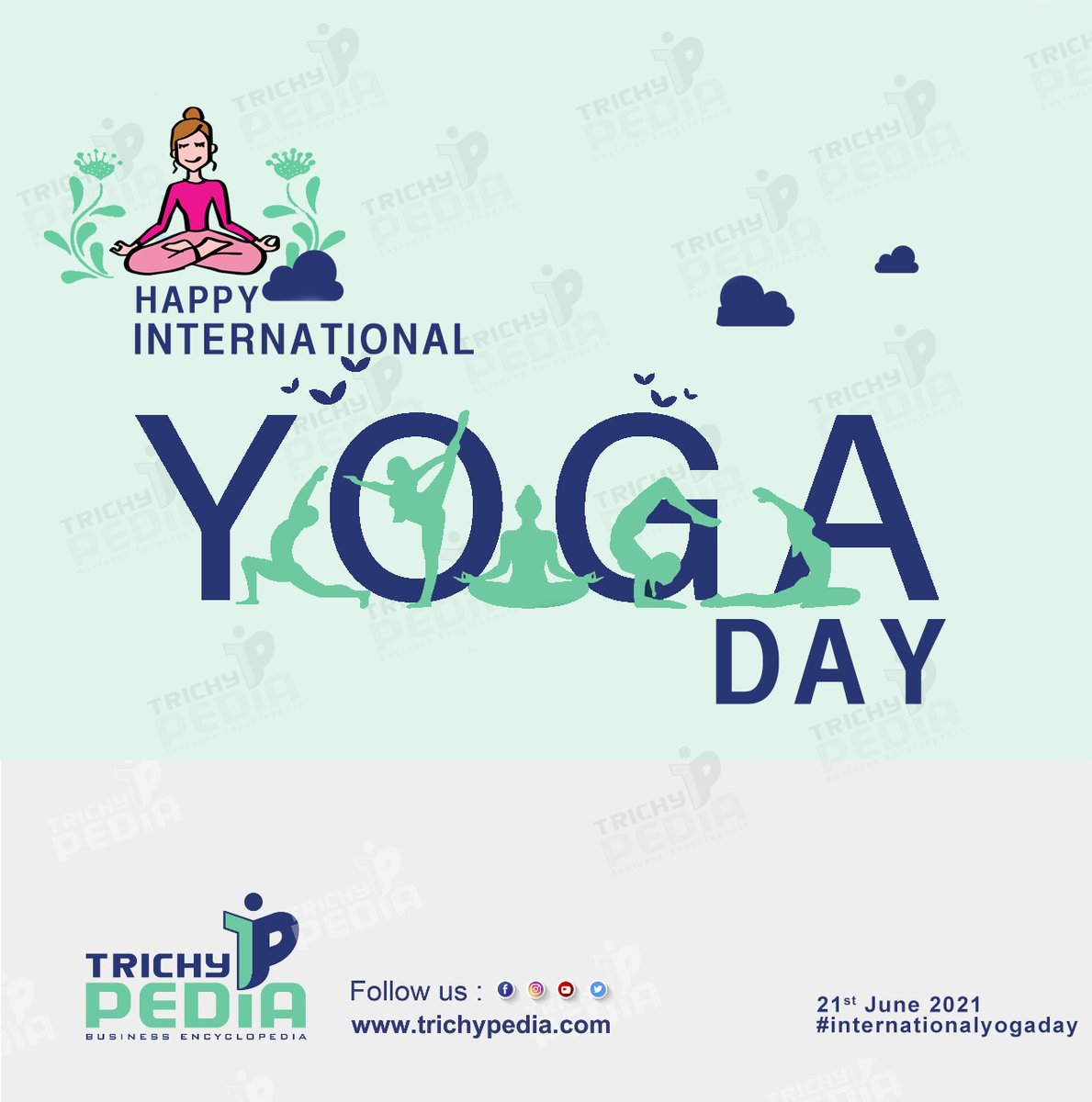 TrichyPedia's tweet photo. Happy International Yoga Day
The better your practice, the brighter the flame

Please Follow us on:
👉 FB: https://t.co/WfsQFDYpsX​​​
👉 IG: https://t.co/gr9oaUfJ98...
👉 TW: https://t.co/rjfcW9T8gm https://t.co/6WyVRoXdU4