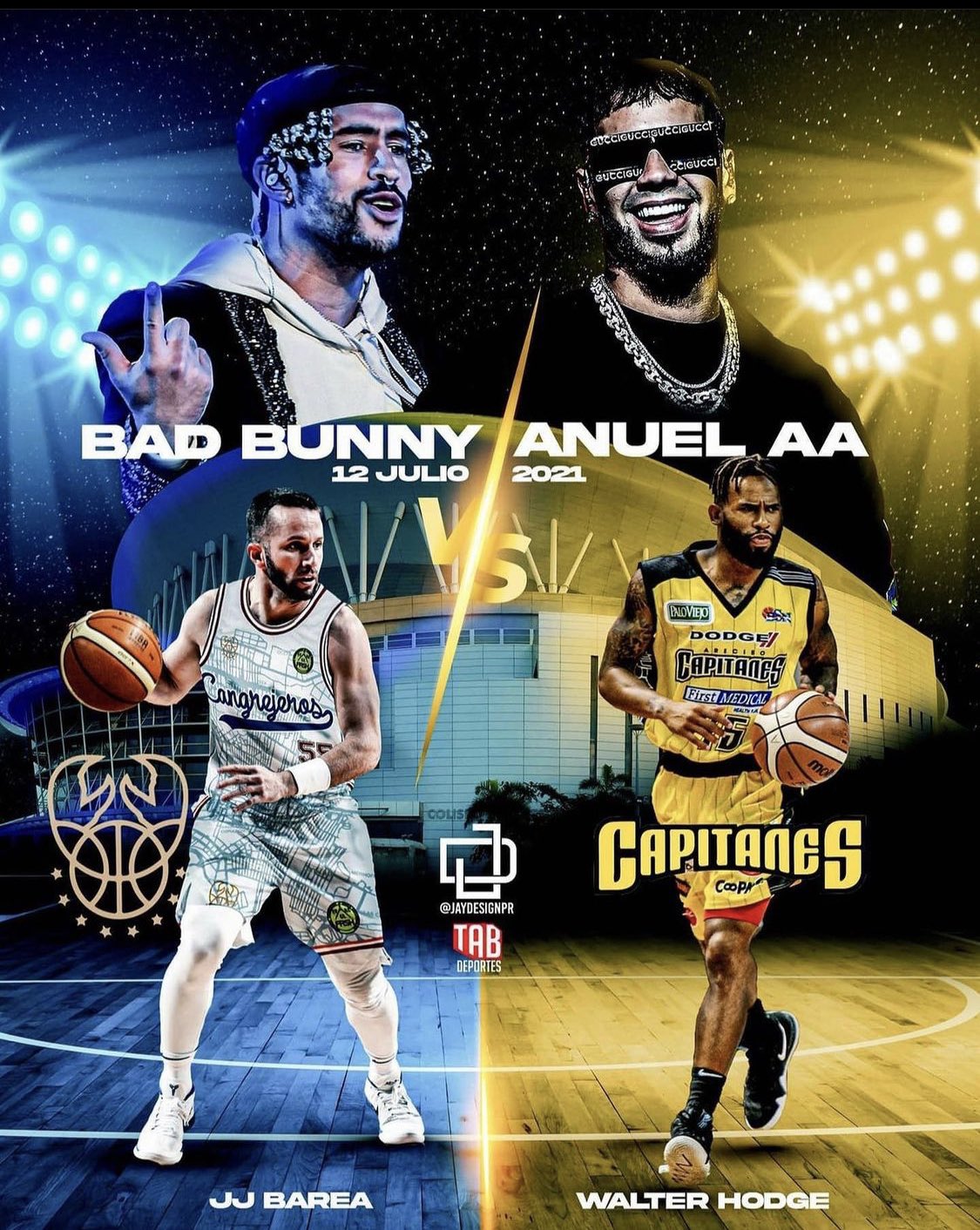 Bad Bunny Global 🐰 en X: Bad Bunny's basketball team will play