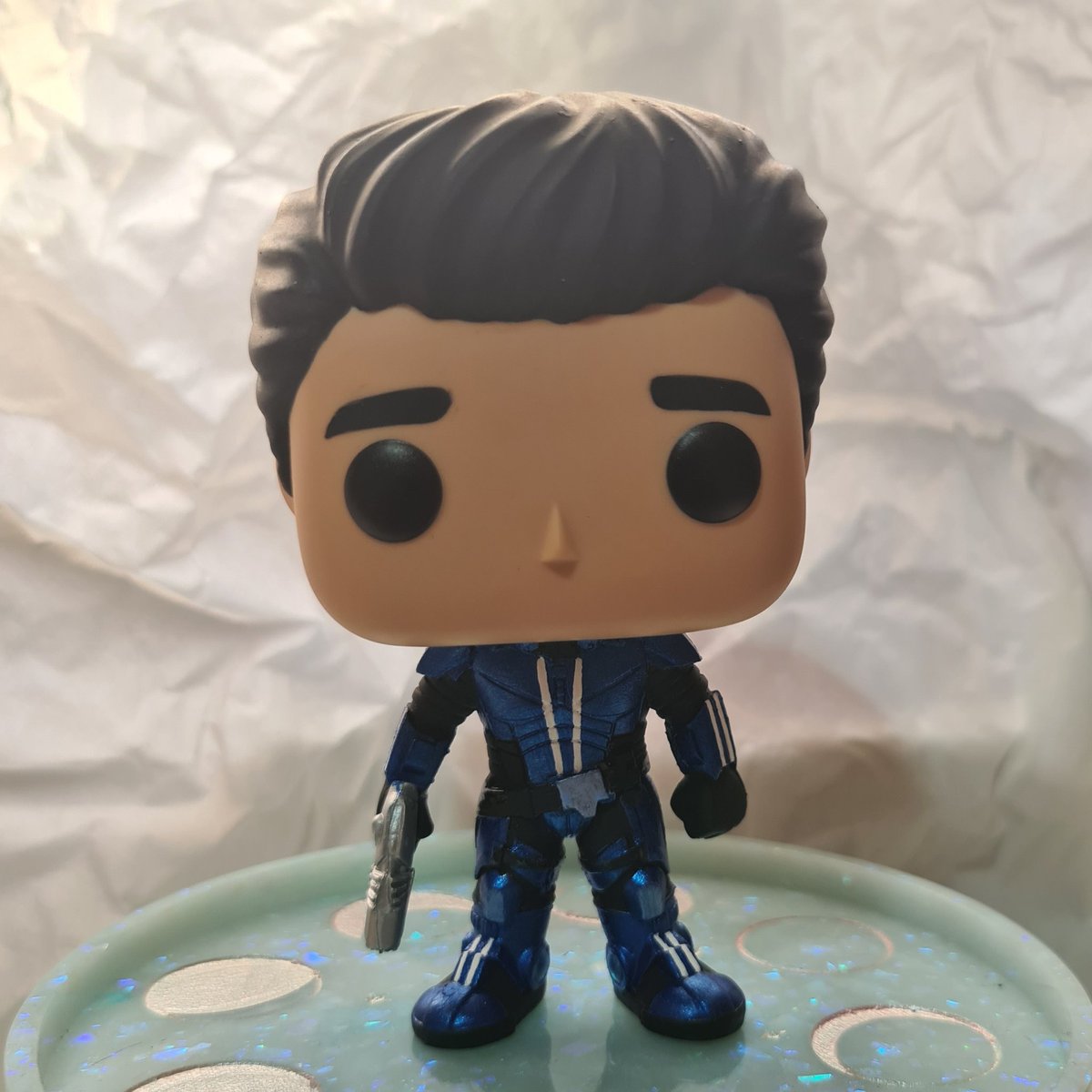 lenathecat's tweet photo. Another Kaidan Alenko pop vinyl commission is finished! Isn't he cute! @RaphaelSbarge @masseffect #masseffect #kaidanalenko https://t.co/PeARXfn4FN