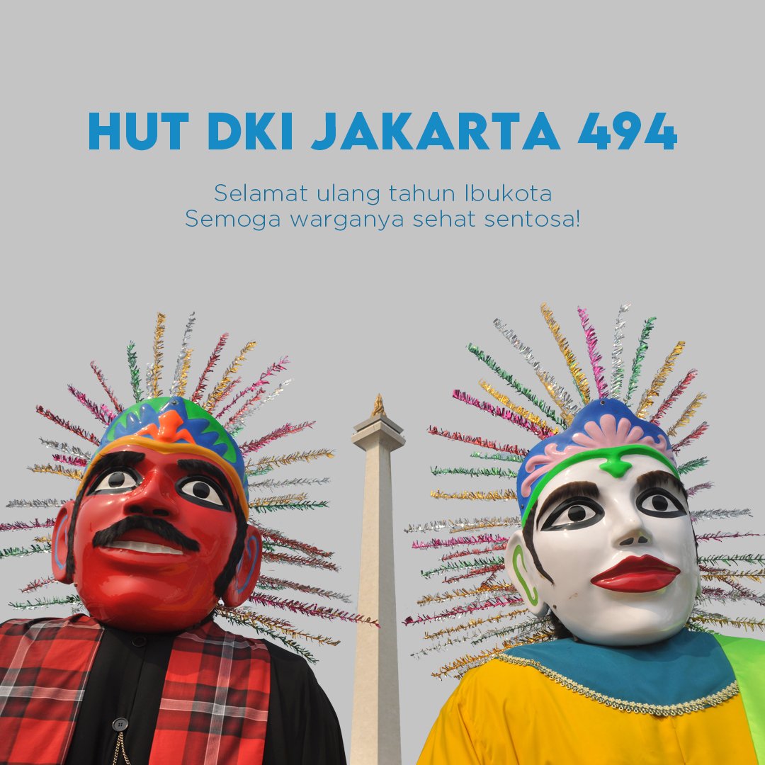 ardgroupid's tweet photo. Selamat hari jadi Kota Jakarta yang ke-494. Tetaplah jaya dan selalu menjadi kota yang nyaman untuk semua warganya. 

#ARDGroup #LimaDigit #Ardency #HUTJakarta https://t.co/ShAiYxDYnZ