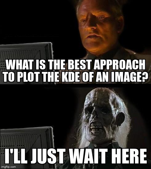 overflow_meme's tweet image. What is the best approach to plot the KDE of an image? stackoverflow.com/questions/6807… #datascience #kerneldensity #seaborn #numpy #python