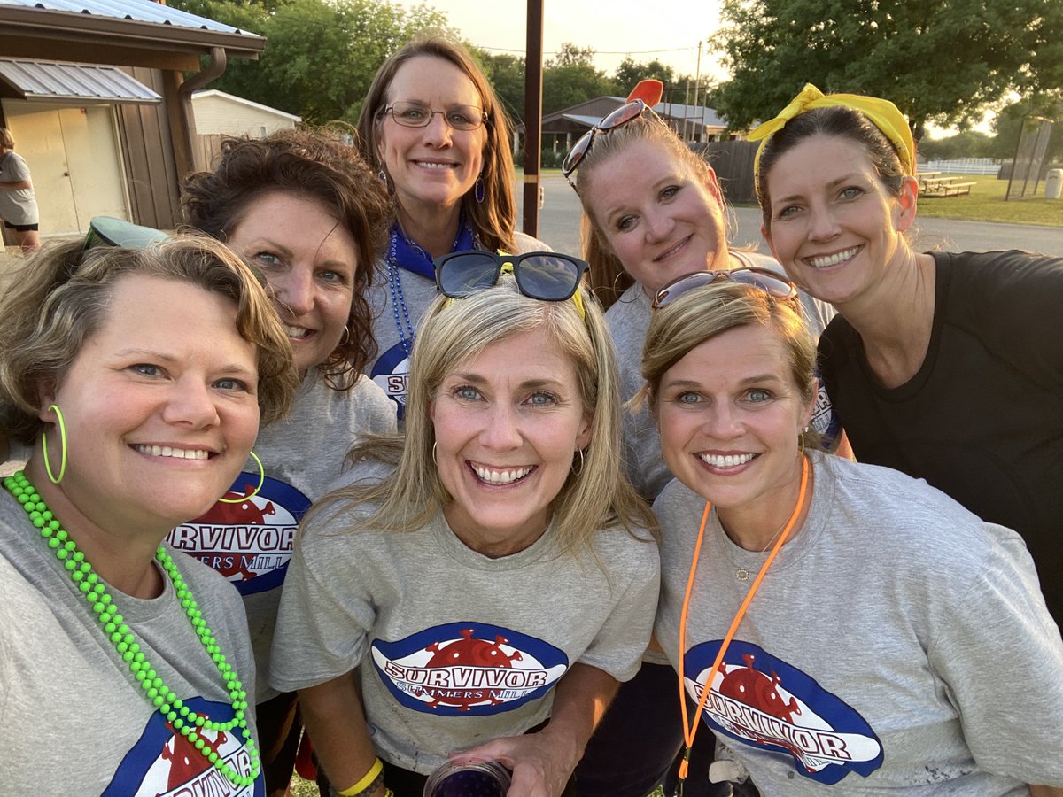 We SURVIVED day 1!  #misdsurvivor21 ⁦<a href="/mglaes/">Mary Lou Glaesmann</a>⁩ ⁦<a href="/DrJohnsonEDU/">Mandy Johnson, Ed.D.</a>⁩ ⁦<a href="/k_johnston4/">Kim Johnston</a>⁩ ⁦<a href="/KappyEdwards/">Kappy Edwards</a>⁩ ⁦<a href="/sheridburns/">Sheri Burns</a>⁩