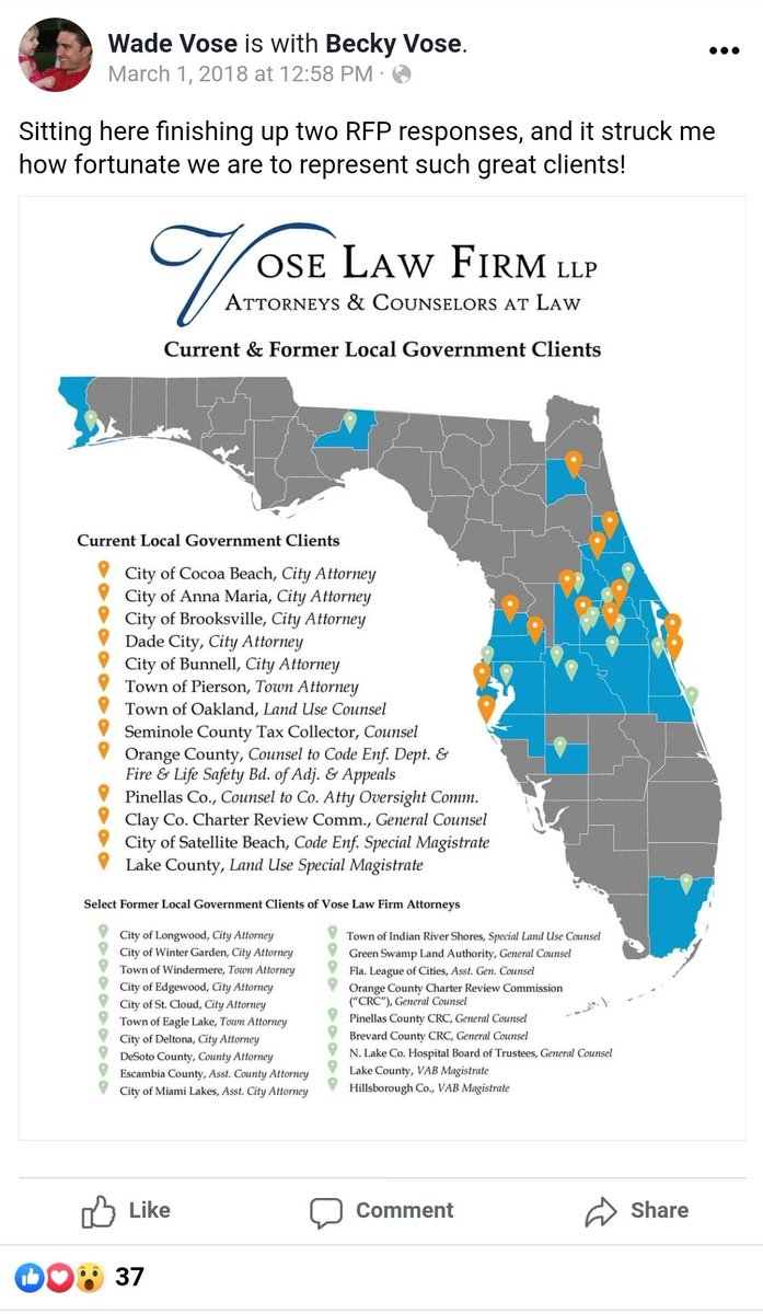 gal_suburban's tweet photo. #WadeVose it's your turn. $275,897 Contract for "outside legal council" to the Seminole County Tax Collector's Office?
A PAC receiving &amp; paying Michael Shirley &amp; a previous politician Shirley ran a campaign for (Paulson).

Did Shirley pay Jacob or LA Key?
https://t.co/fUBEHnt6bE https://t.co/SNkjfxFFC2