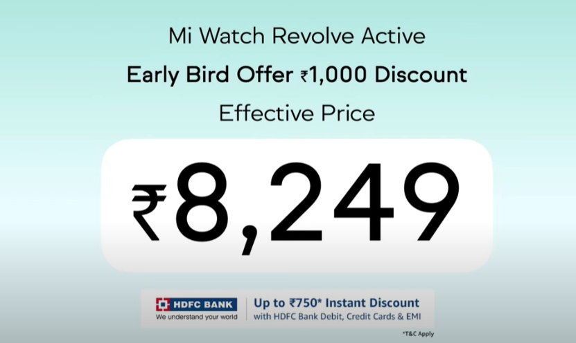 stufflistings's tweet image. Mi Watch Revolve Active price.
#Xiaomi #MiWatchRevolveActive