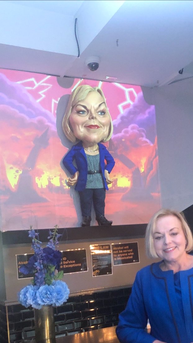 Feel very happy with this puppet unveiled tonight at the Backbenchers Pub in Wellington.