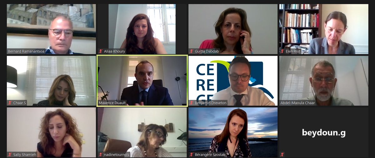 cred_esa's tweet photo. Première réunion du Conseil Scientifique du CRED sous la presidence du Pr. Bernard Ramanantsoe. Nous remercions Pr. Nadine Tournois, Pr. Benjamin Dreveton, Mme. Elen Riot &amp; Mme. Bérangère Szostak pour leur participation et leurs conseils précieux. https://t.co/d4DAJj7YUQ