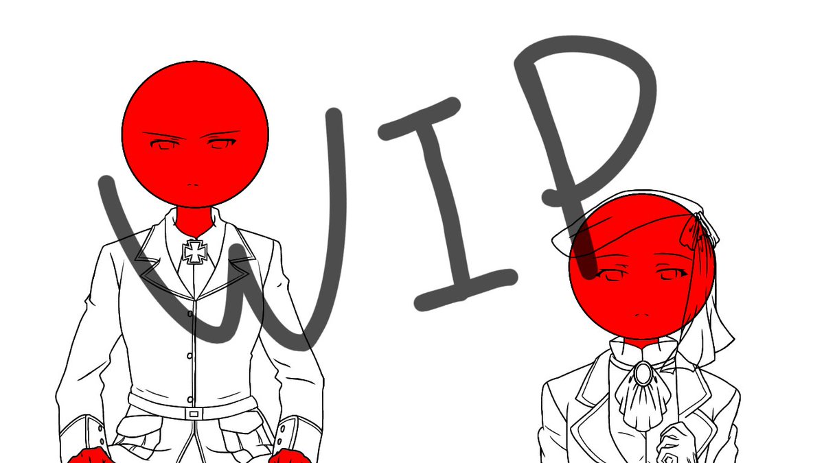 AKDSO5's tweet photo. The Headmasters of 🇩🇪 & 🇬🇧 WIP
Tags
#WIP
#GuPplusCH
#GuP
#countryhumans
#headmaster
#girlsundpanzer
#girlsundpanzerderfilm
#WW1
#military
#nobility https://t.co/0Ipn3WQQS5