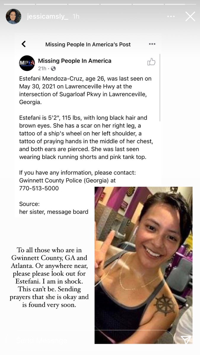 fullofmelodies's tweet image. Central Gwinnett Alumni, Estefani Mendoza- Cruz is missing. If you can share this, please do so 🙏🏽♥️