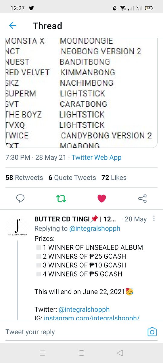 tiwayfeu's tweet photo. @integralshopph if ever manalo sana nct 127 neozone t ver
#INTEGRALSHOPPH_Giveaways
@Kiriishaa @TYwifeeuu @suuungchana @zeujwoo @1_1unooo https://t.co/TcXMb5ZPAR