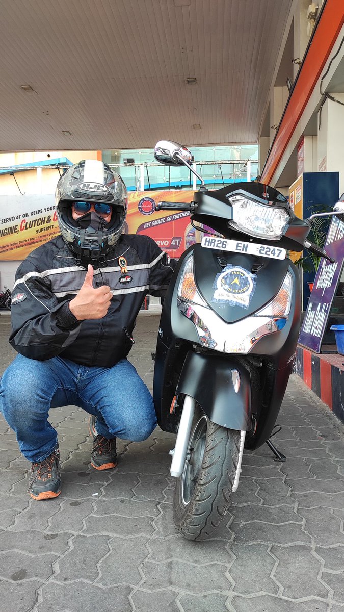 BunnyPunia's tweet photo. The ride is on! 

What are we upto with @indiabookrecord and the @HeroMotoCorp Destini 125? 

Stay tuned for updates ;) 

#HeroDestini125 https://t.co/6De0xslc7t