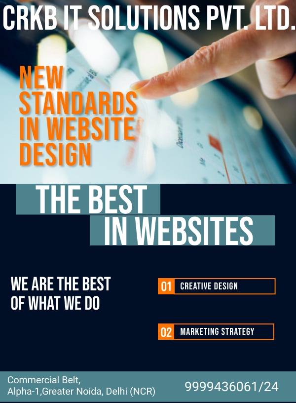 CRKBITSolutions's tweet image. #Design & #Redesign Website In Just 24 hour.
•An attractive & user friendly website
•Mobile Friendly Design 
•Intuitive Navigation 
•Quality UI & Graphic
•Ecommerce functionality 
FOR MORE DETAIL CALL US ON 9999436061 OR VISIT OUR WEBSITE crkbit.com