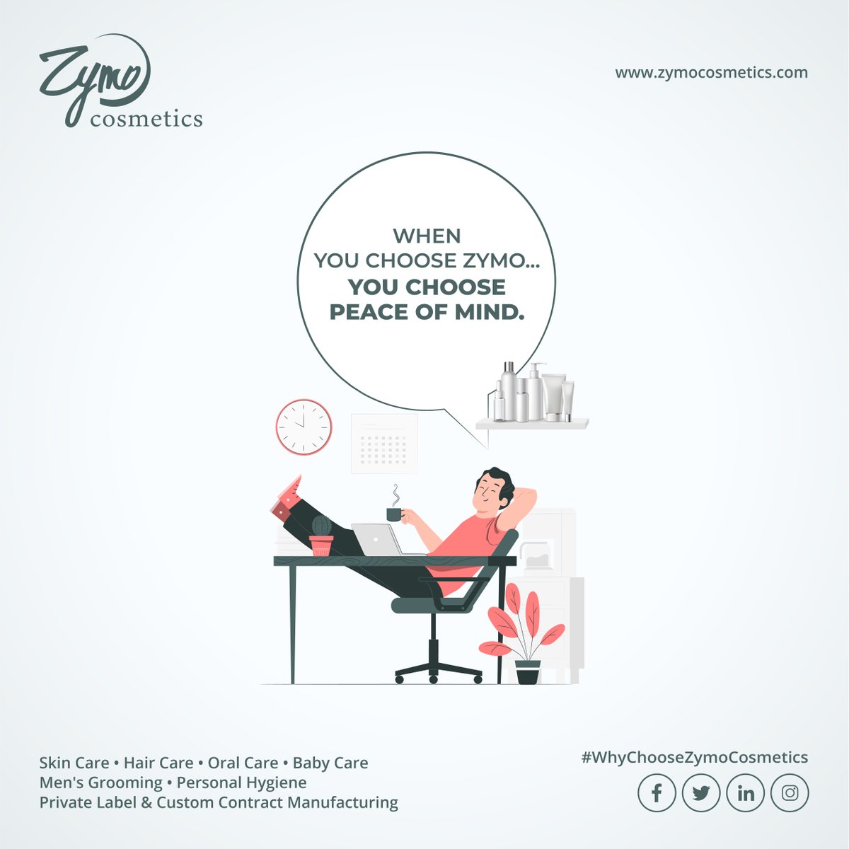 zymocosmetics's tweet photo. Zymo offers you complete peace of mind and satisfaction with its high-end services, direct communication and a team that is always ready to listen to your needs.
https://t.co/nOuMkEN8K5
#zymocosmetics #cosmetics #thirdpartycosmetic #privatelabelcosmetics #cosmeticsexport https://t.co/UhI2unUsAn