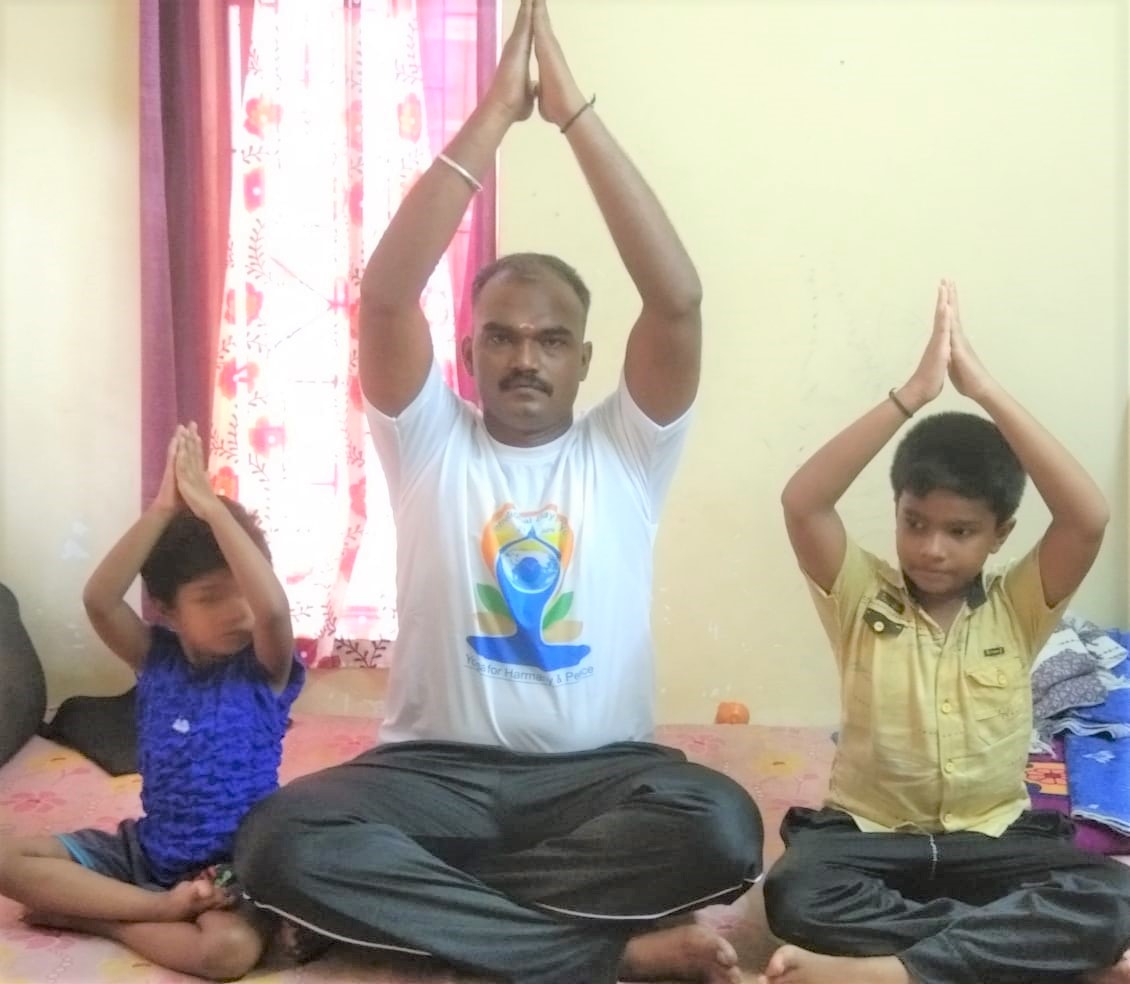 International yoga day celebration@CRPF-sector