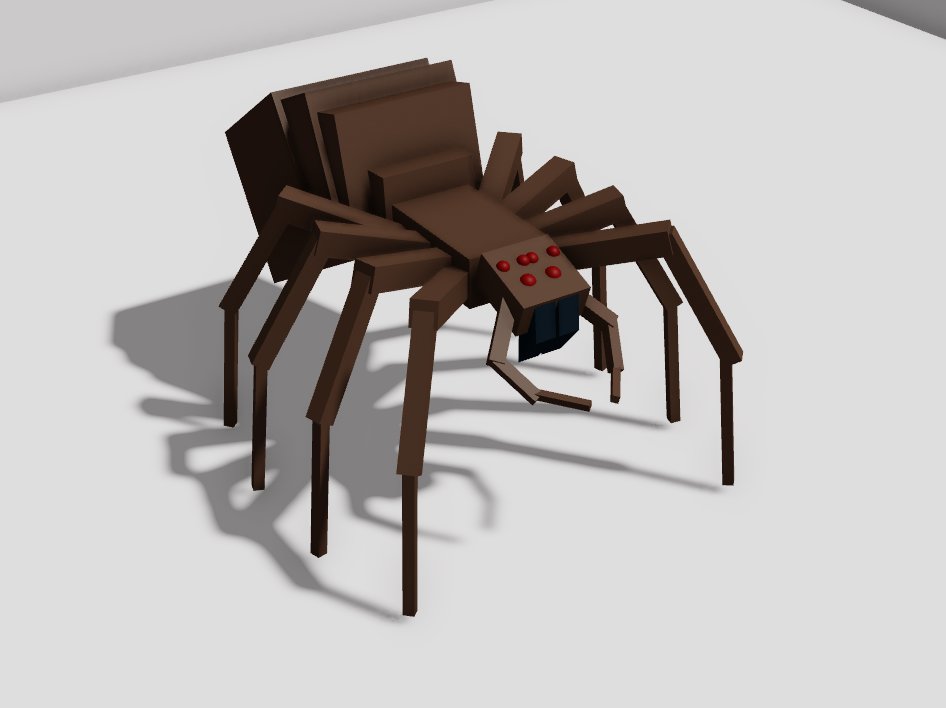 DnDodger's tweet photo. Working on some arachnids for fun #Roblox #RobloxDev https://t.co/E7wcU76nzK