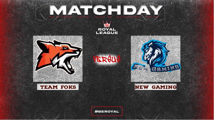 #MATCHDAY

HOY

Los chicos de #TeamFoks se enfrentaran contra los muchachos de #NewGaming por la 3 ronda de la Royal League ¿Quien sera el ganador? 🔥

⏰23:00🇨🇱 00:00🇦🇷
📺twitch.tv/laahir