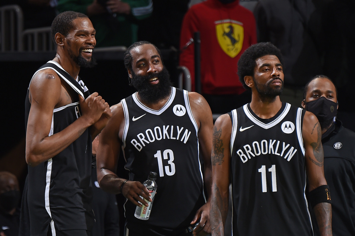 Nets plan to extend Kevin Durant, Kyrie Irving, James Harden contracts