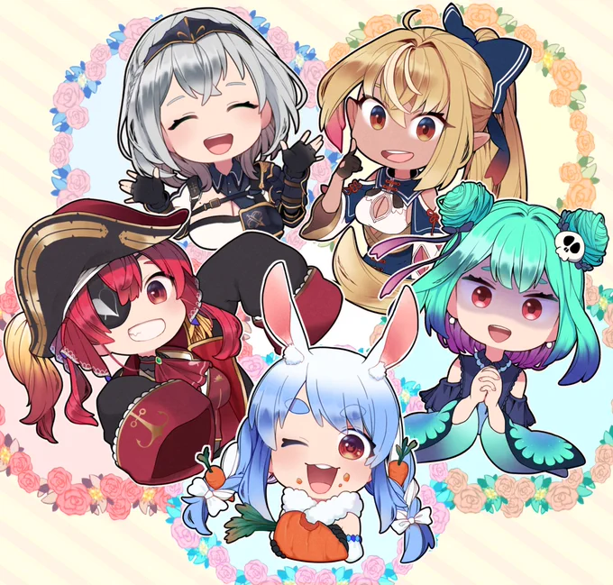 #ぺこらーと #マリンのお宝 #絵クロマンサー #ノエラート #しらぬえ 3期生推かわいいね 