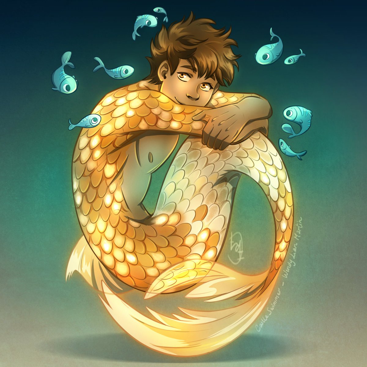 0fRebirth's tweet image. ❝ Though personally.... I think the merfolk with legs are the coolest. I've always wondered what it would feel like to have multiple tails. ❞