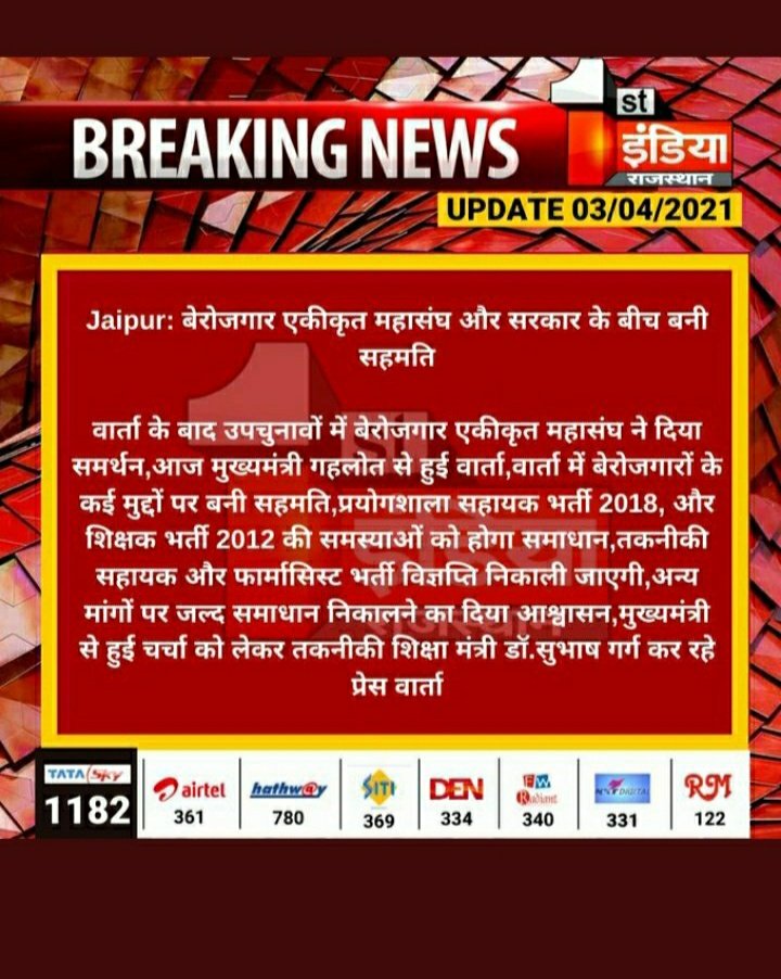 sureshsharma085's tweet photo. @SUMANJAAT123 @ashokgehlot51 @vinodmittal9 @pantlp @SharmaVijayhnd @AnchorVijender @aishwaryam99 @manojpehul @shyamraj08 @babulalsharma19 @prempratap04 @BharatD49904454 #शिक्षाकभर्ती_2012_अधिक_अंक_नियुक्ति
#anm_gnm_2013
#REET_2016_science_math
@ashokgehlot51
@RajGovOfficial
@GovindDotasra
@drsubhashg
@TheUpenYadav
@hiteshprasad01
@kamalkantjjn
@DrSatishPoonia https://t.co/hP6GDMvklO
