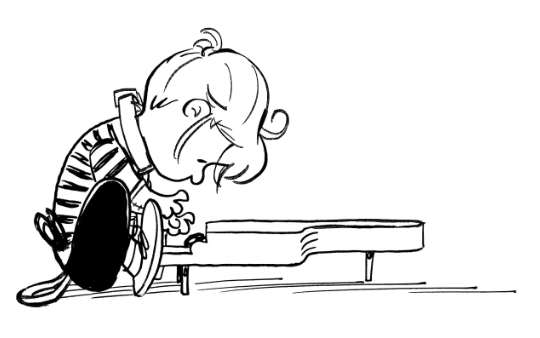 *plik plik*

he can go play Classical music with Mr. Antonio 
