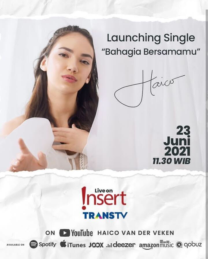 sinetronsctv24's tweet photo. Yeayyyy 🙌
.
Hai semuaaa.. 
Ada kabar gembira tgl 23 JUNI 2021 Stay tune @insertlive jam 11.30 siang hanya di @transtv_corp Launching New Single “BAHAGIA BERSAMAMU” @haico.vdv 🎶

So, stay tuned for more info @bentukmusic !!
#Haicobahagiabersamamu #bahagiabersamamu https://t.co/QtcVuSaRQp