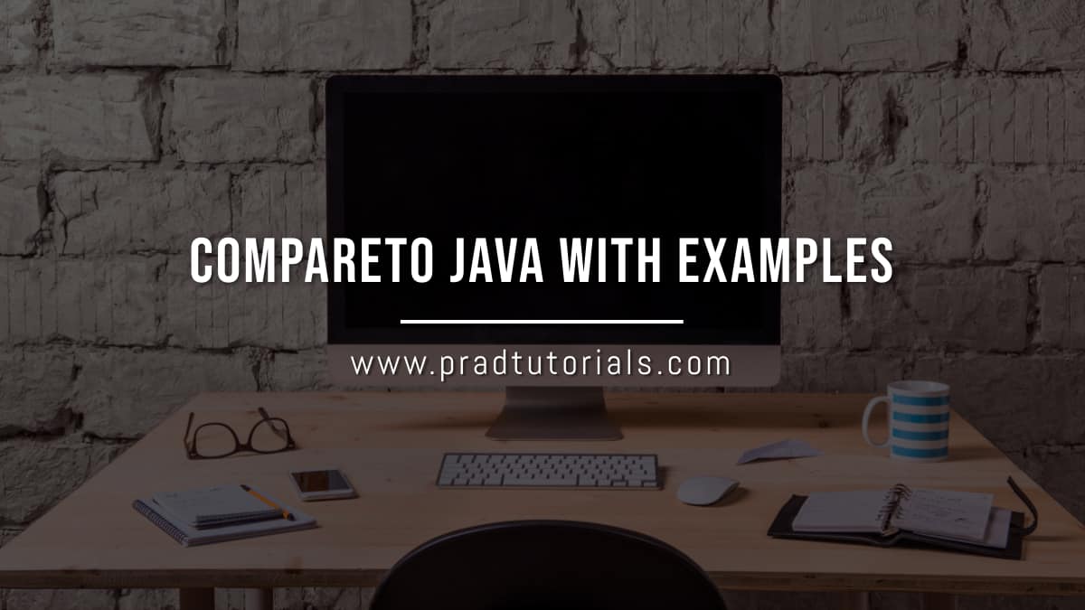 pradtutorials's tweet image. Compareto Java With Examples
Visit: pradtutorials.com/compareto-java/
#comparetojava #javacompareto #comparetomethodjava #pythontutorial #pradtutorials