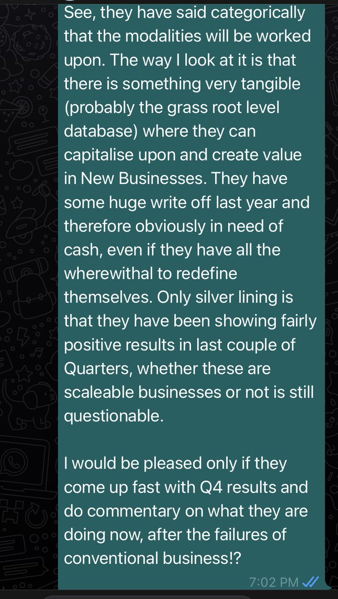 BiTW_SS's tweet photo. What #JumpNetwork has come up with is an announcement of #FundRaising👇🏾through #RightsIssue …. What markets were looking for was #DefineBusiness & Q4 Results.
Now, buy only if you wish to wait & walk through #RightsIssue and add more shares there. https://t.co/r5eiXwgmOB